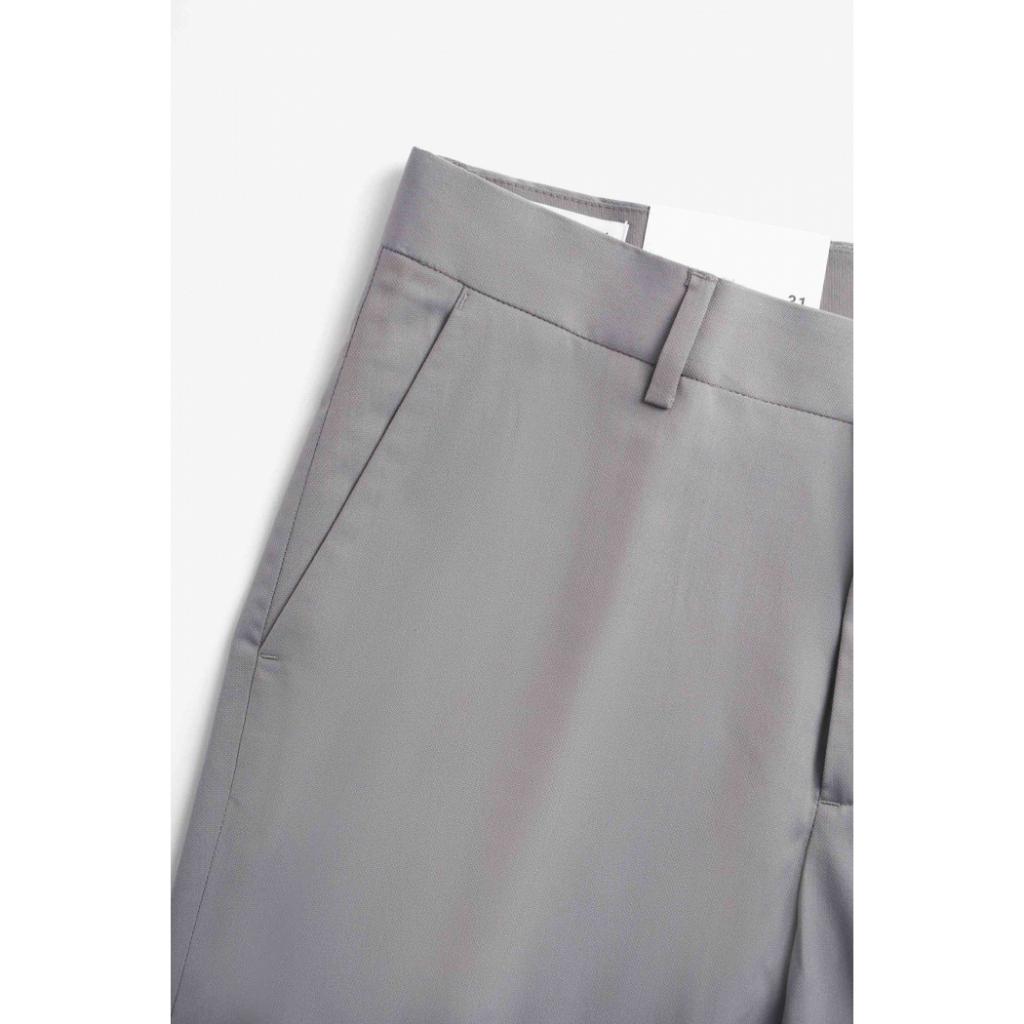 Quần Vải Nam Trơn Form Slim Crop - 10F22PFO001 | LASTORE MENSWEAR