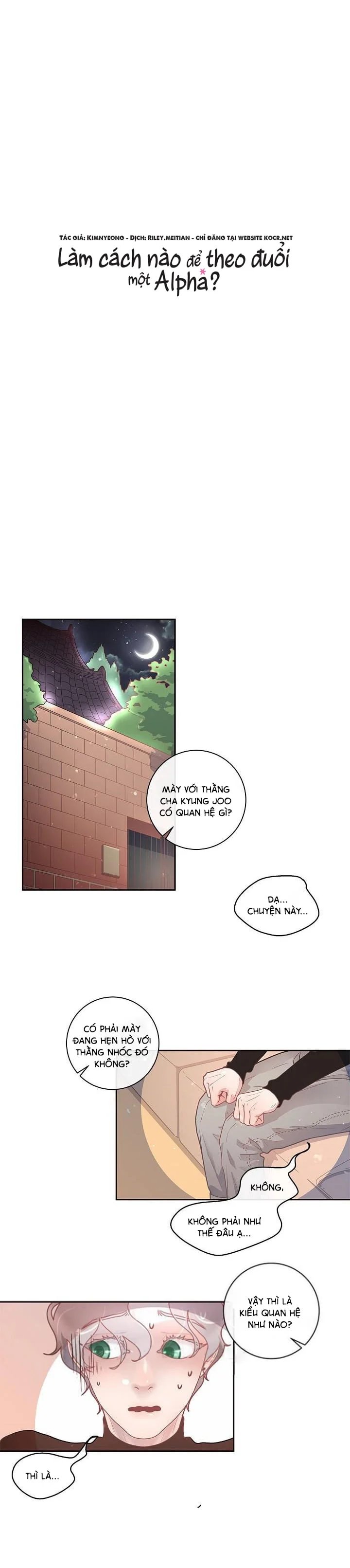 làm cách nào để theo đuổi một alpha? chapter 17 11