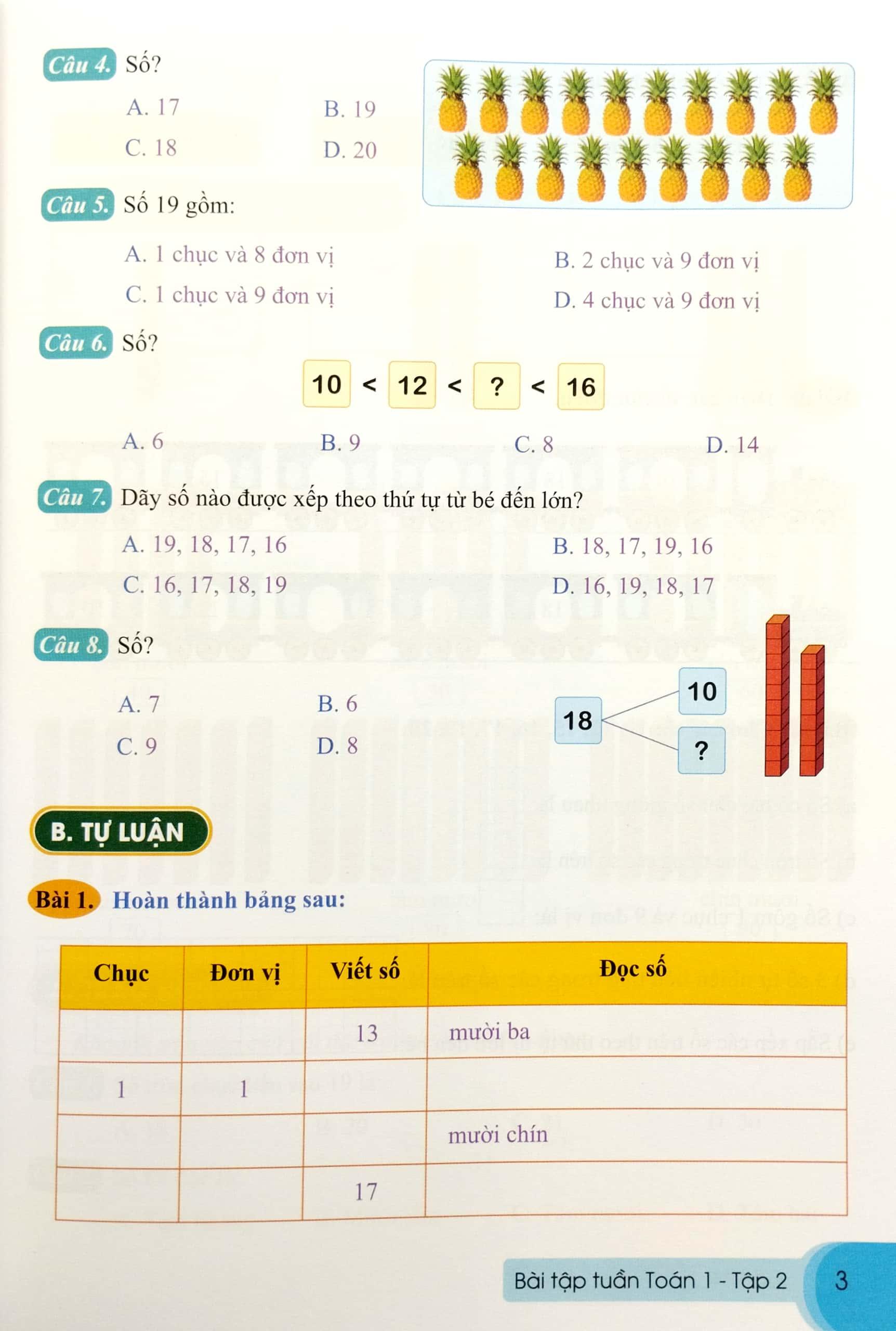 Bài Tập Tuần Toán 1 - Tập 2