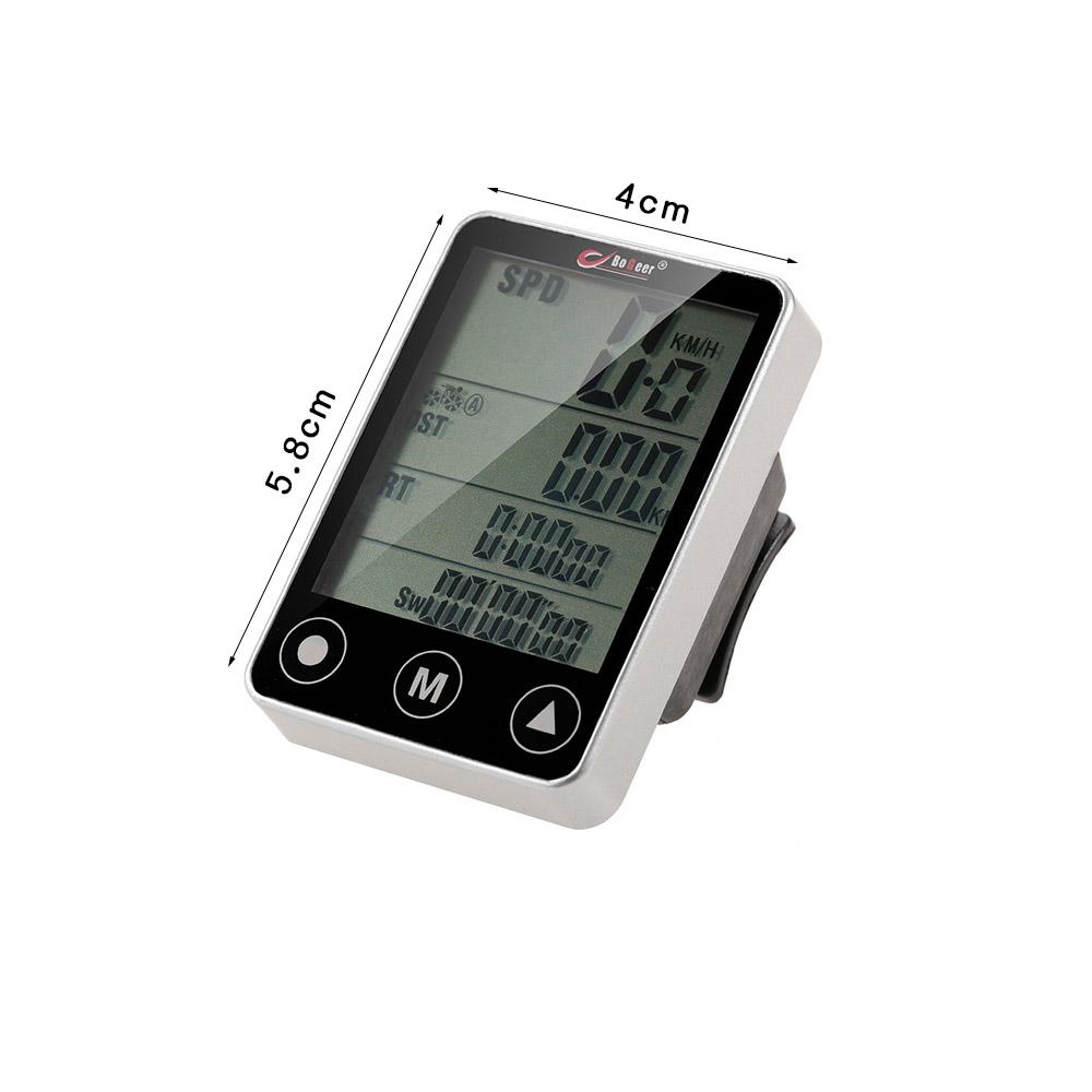 Nút cảm ứng không dây đa chức năng màn hình LCD có thể xem như máy tính, đồng hồ, đo tốc độ xe đạp,..