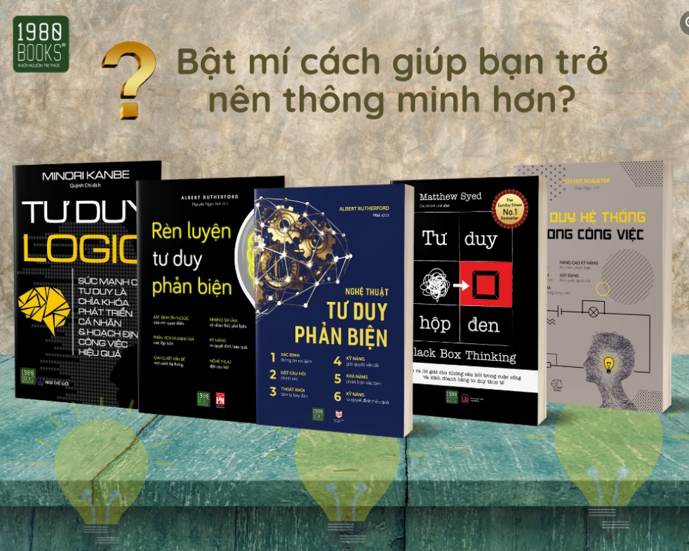 Combo Sách BẬT MÍ CÁCH GIÚP BẠN TRỞ NÊN THÔNG MINH HƠN ?