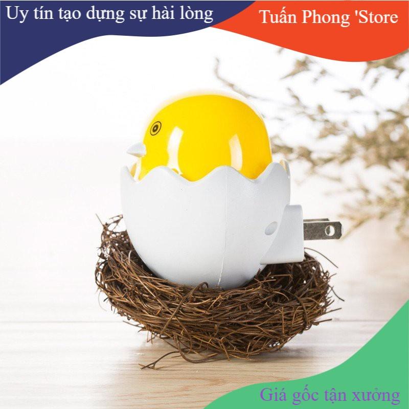 Đèn Ngủ Cảm Ứng Ánh Sáng Hình Trứng Gà FREESHIP TP'S