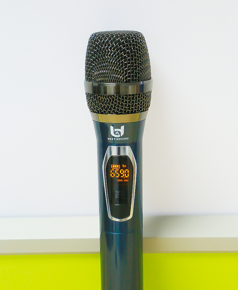 Micro Không Dây B&amp;D Hát Karaoke Cực Hay Model WR09A &amp; WR09, Tần Số UHF, Tùy Chỉnh Âm Lượng - Hàng Chính Hãng