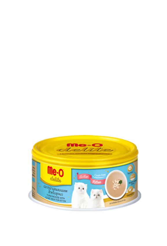 Pate cao cấp Me-O delite các vị lon 80g - Thức ăn ướt cho mèo Không có đánh giá