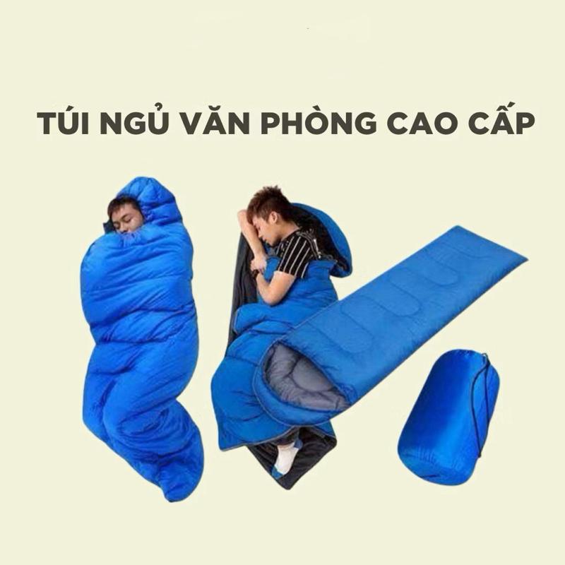 [AnhOtShop] Túi Ngủ Giữ Ấm Văn Phòng Cao Cấp – Dùng Đi Phượt, Cắm Trại – Gấp Gọn, Êm Ái, Dễ Cất Giữ (Loại 3 lớp)