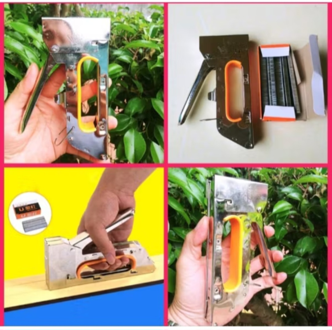 BỘ DỤNG CỤ BẤM ĐINH GHIM CẦM TAY SIÊU MẠNH TẶNG HỘP GHIM BẤM CHẤT LƯỢNG