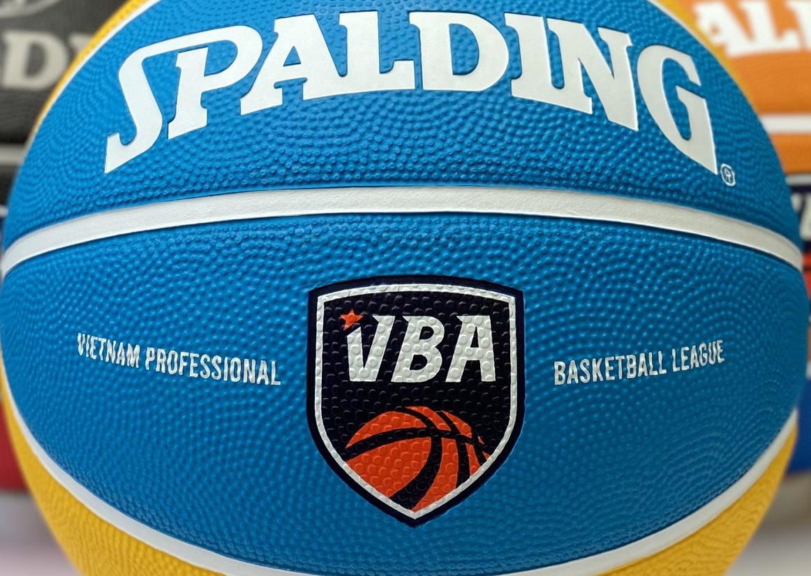 Bóng rổ Spalding NHA TRANG DOLPHINS VBA (2021) size7 cao su Giải bóng rổ các câu lạc bộ chuyên nghiệp Việt Nam