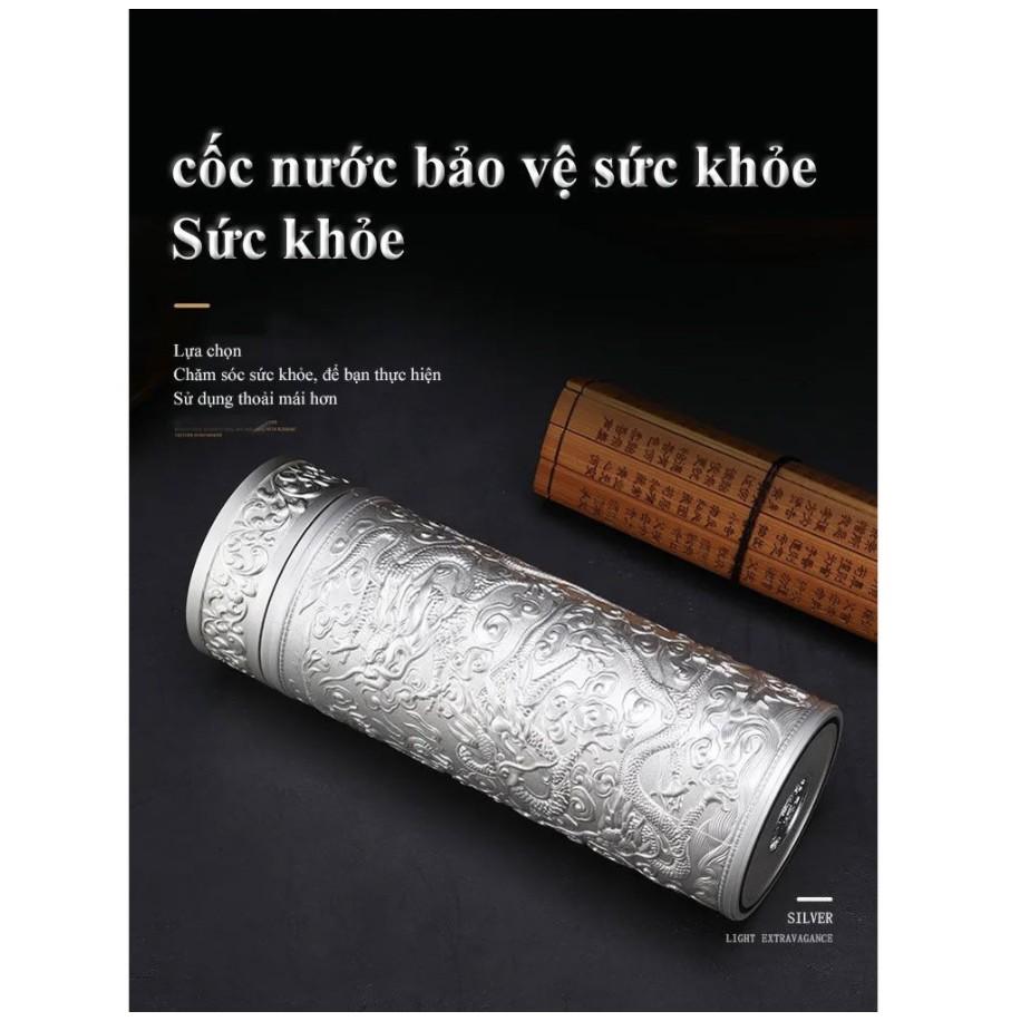 BÌNH TRÀ CỬU LONG ĐÀI BẮC GIỮ NHIỆT - Tặng hộp đựng bằng da