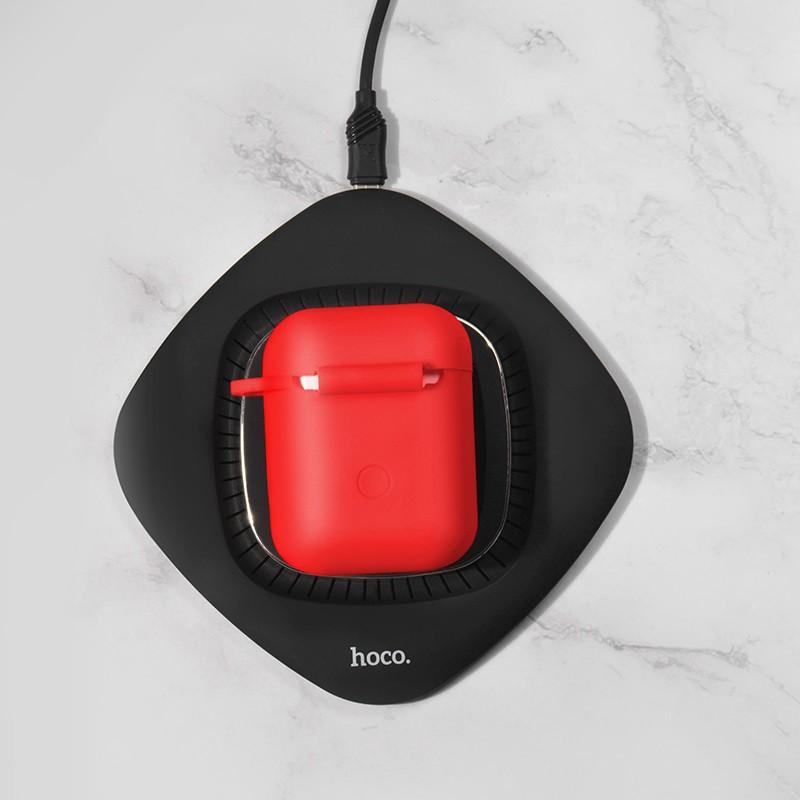 Case silicon tích hợp sạc không dây Hoco CW22 dành cho tai nghe Airpods 1 (3 màu tùy chọn)