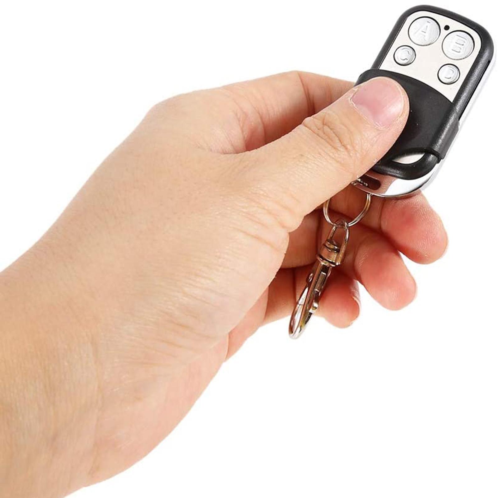 Set 4 Điều Khiển Từ Xa 4 Nút Ghép Nối Đơn Giản 433Mhz Cho Cửa Ra Vào Nhà Để Xe Ô Tô