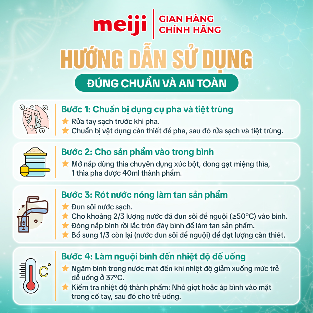 Sản phẩm dinh dưỡng công thức Meiji Growing up Formula Premium 800g