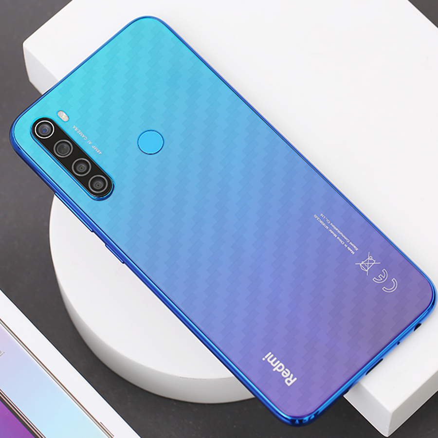 Miếng Dán Mặt Lưng Cacbon Dành Cho Xiaomi Redmi Note 8T- Handtown - Hàng Chính Hãng