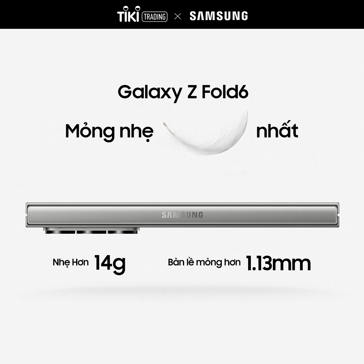 Điện thoại Samsung Galaxy Z Fold6 (12GB/ 256GB) - Hàng Chính Hãng