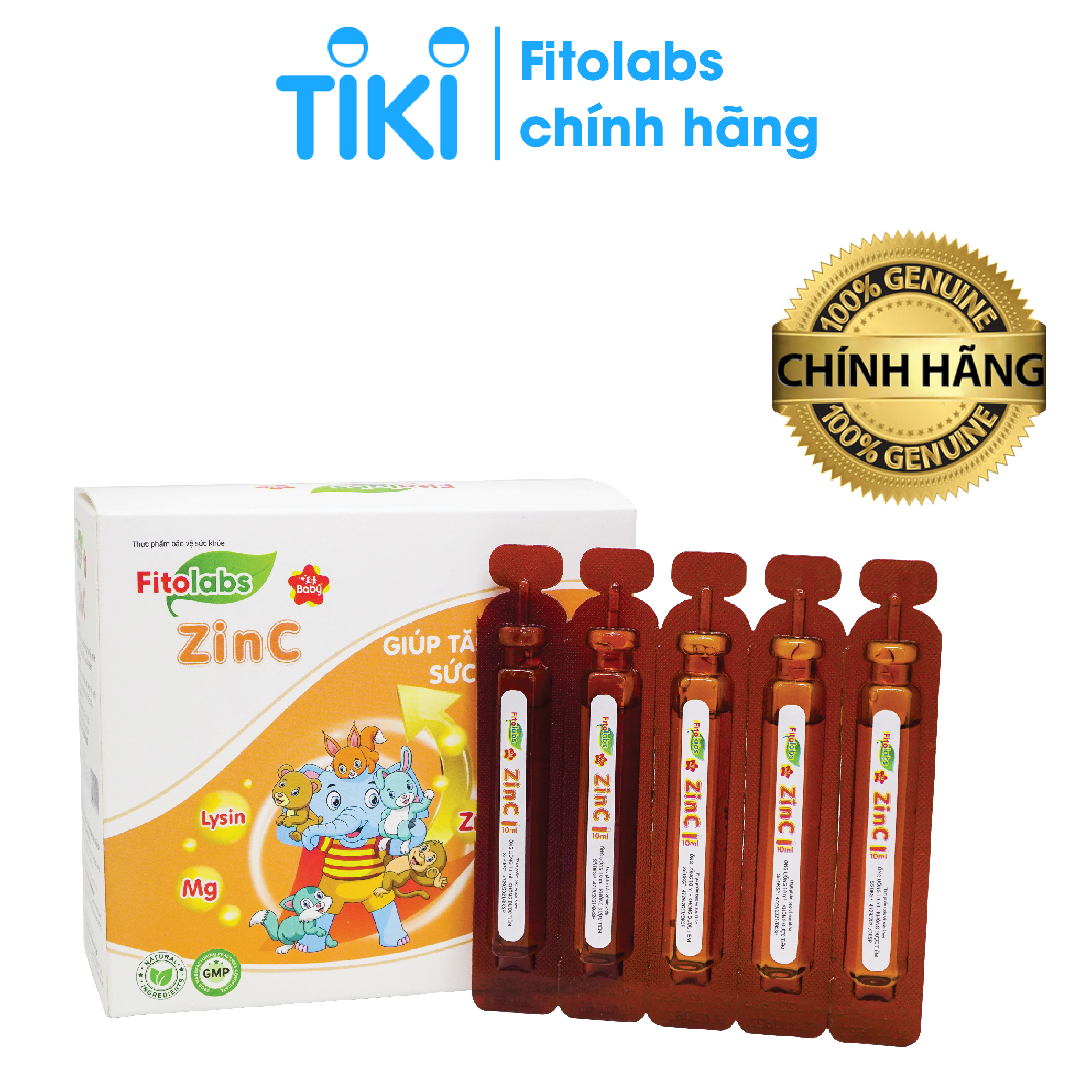 Fitolabs ZinC bổ sung kẽm cho bé giúp tăng sức đề kháng, kích thích ăn ngon miệng, tăng cường hấp thu chất dinh dưỡng