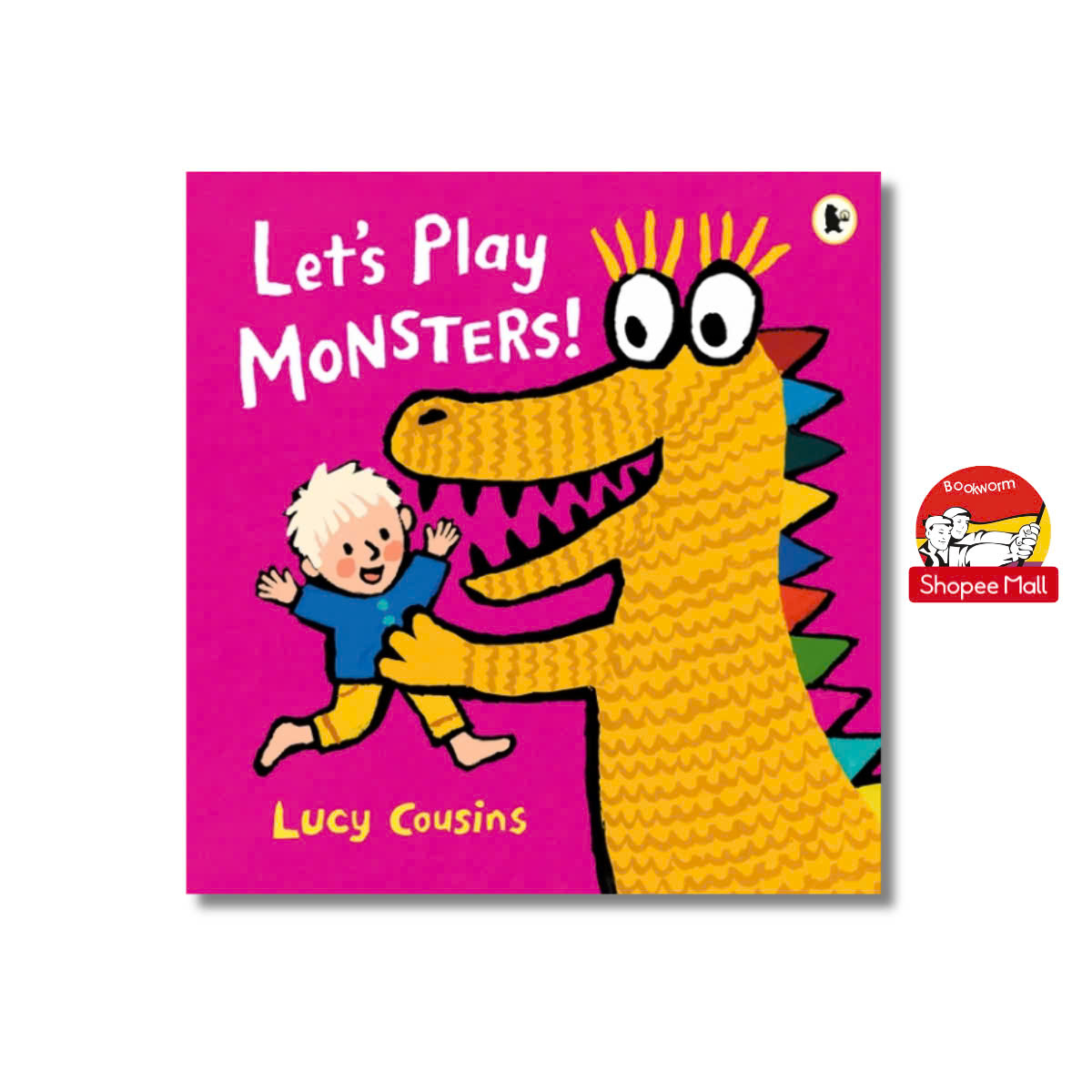 Sách - Let's Play Monsters! by Lucy Cousins - Sách ngoại văn, sách thiếu nhi tiếng Anh, bìa mềm, nhập khẩu UK