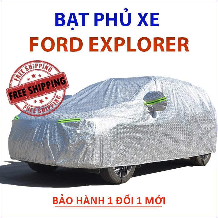 Bạt che phủ xe ô tô vải dù 7 chỗ Ford Explorer chống nắng mưa bụi bẩn, bạt trùm xe ô tô 3 lớp chống nóng không thấm nước