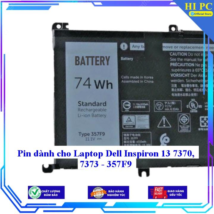 Pin dành cho Laptop Dell Inspiron 13 7370 7373 - 357F9 - Hàng Nhập Khẩu