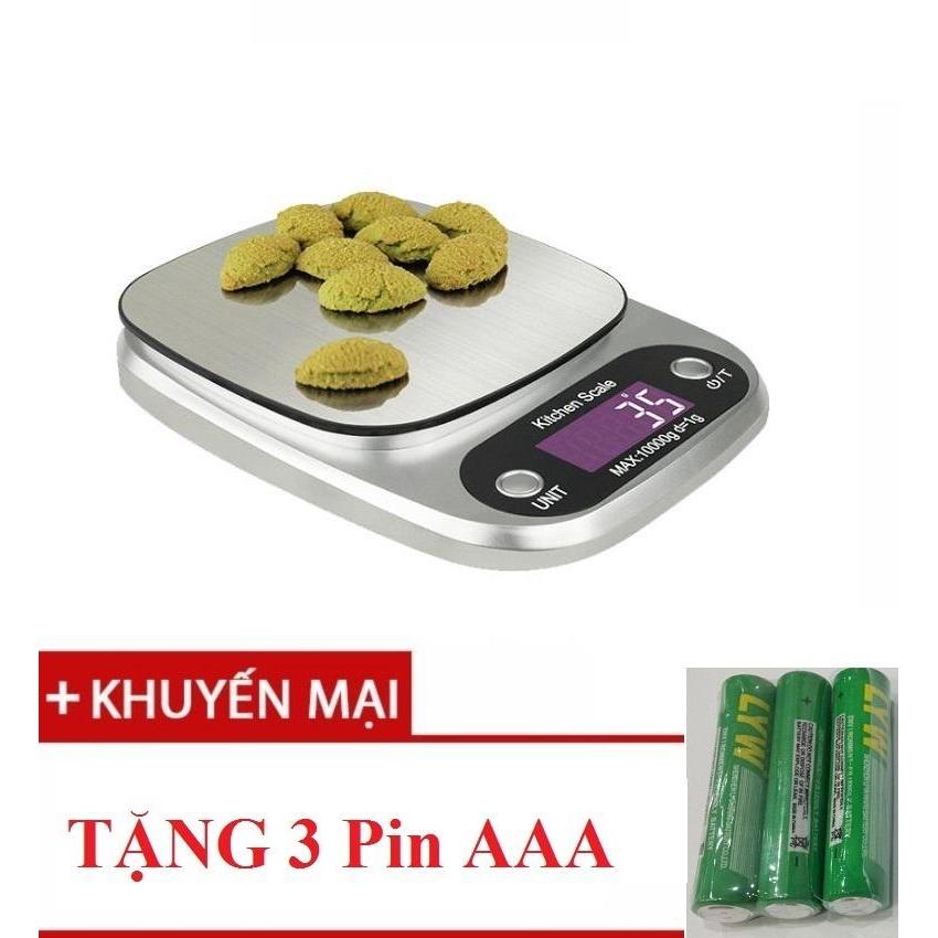 Cân nhà bếp điện tử Ebalance Kitchen Scale 10kg + tặng 2 pin 3A