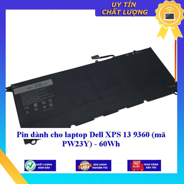 Pin dùng cho laptop Dell XPS 13 9360 60Wh PW23Y - Hàng Nhập Khẩu New Seal