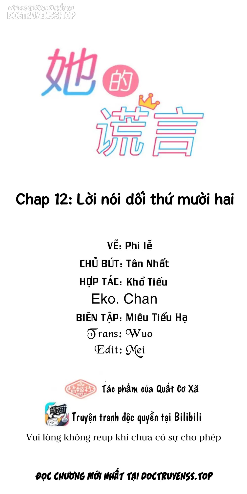 lời nói dối của cô ấy chapter 12 3