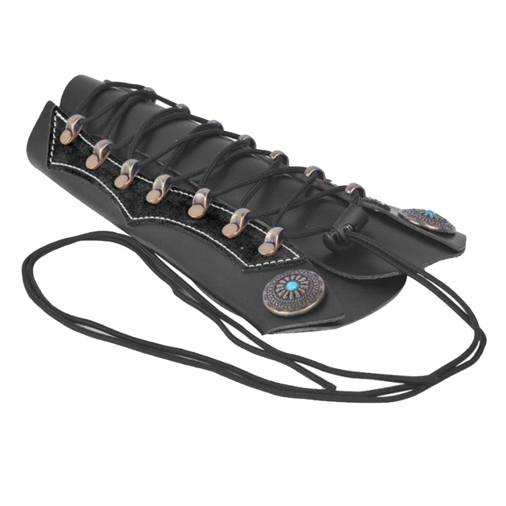 Adjustable Archery Arm Guard Protector Armband Safe Strap Bracer Hunting