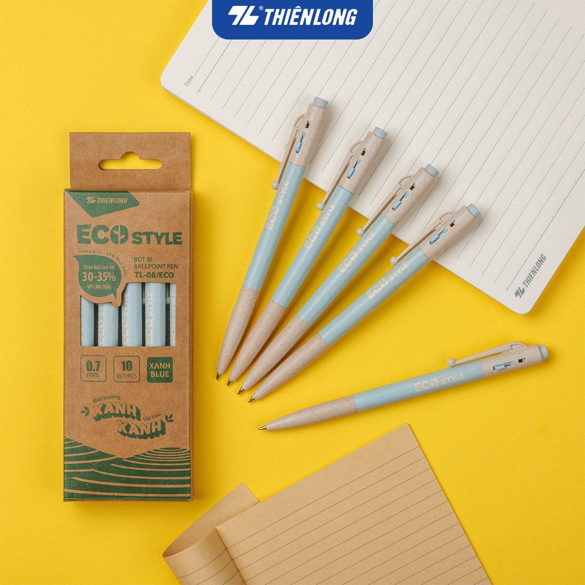 Combo 20 Bút bi - Eco Style Thiên Long TL-08/ECO thân thiện mới môi trường