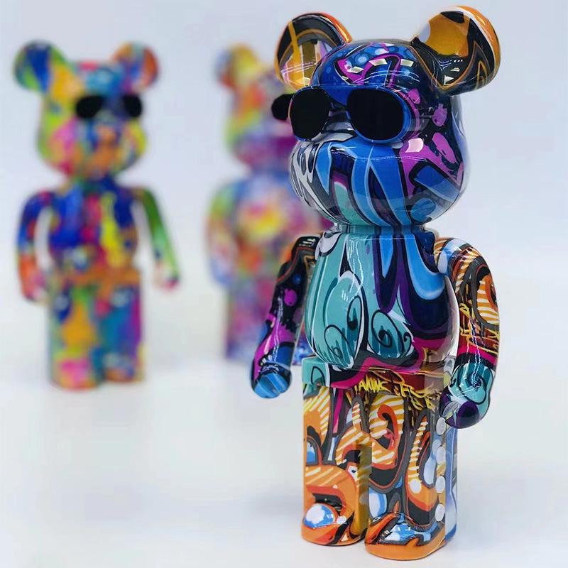 Hoạt Hình Sáng Tạo Bearbrick Loa Bluetooth Bạo Lực Gấu Loa Giá Sách Phòng Khách Trang Trí Nhà Giáng Sinh Quà Tặng Năm Mới Màu sắc: A