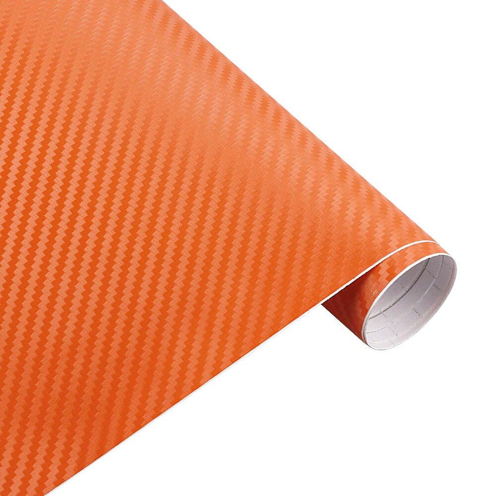 30x127cm Waterproof DIY 3D Carbon Fiber Vinyl Wrapping Film Car Sticker Motorcycle Automobiles Car Styling Accessories