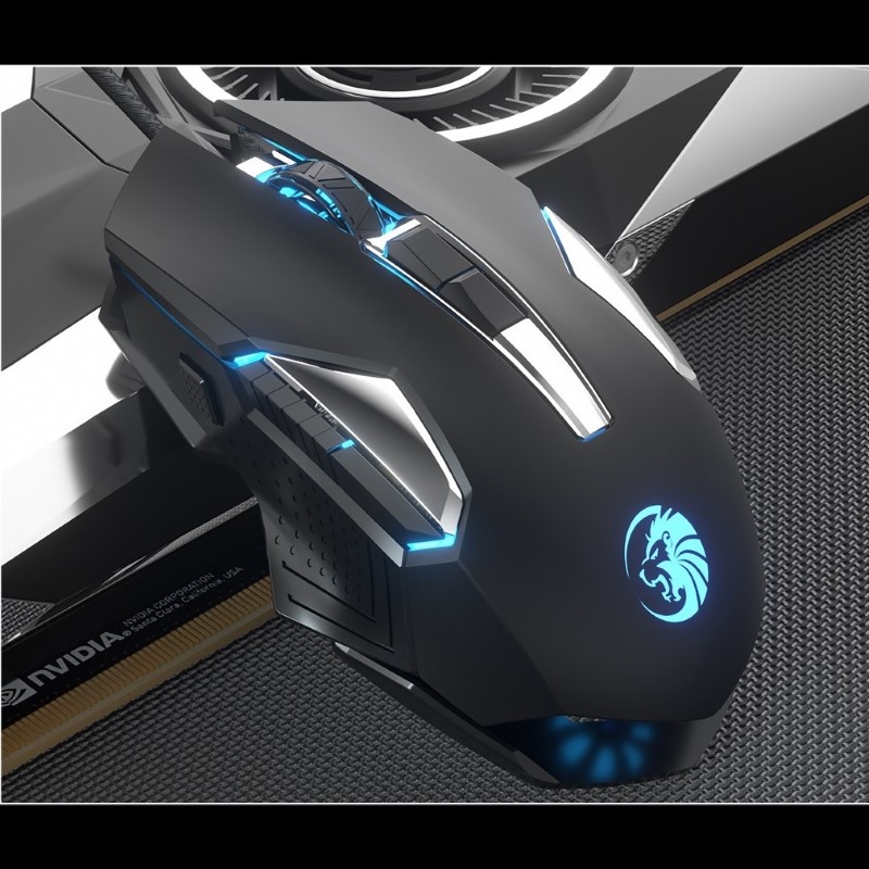 Chuột LED RGB 7200DPI Gaming Macro Mouse C8 cho máy tính Laptop hàng nhập khẩu