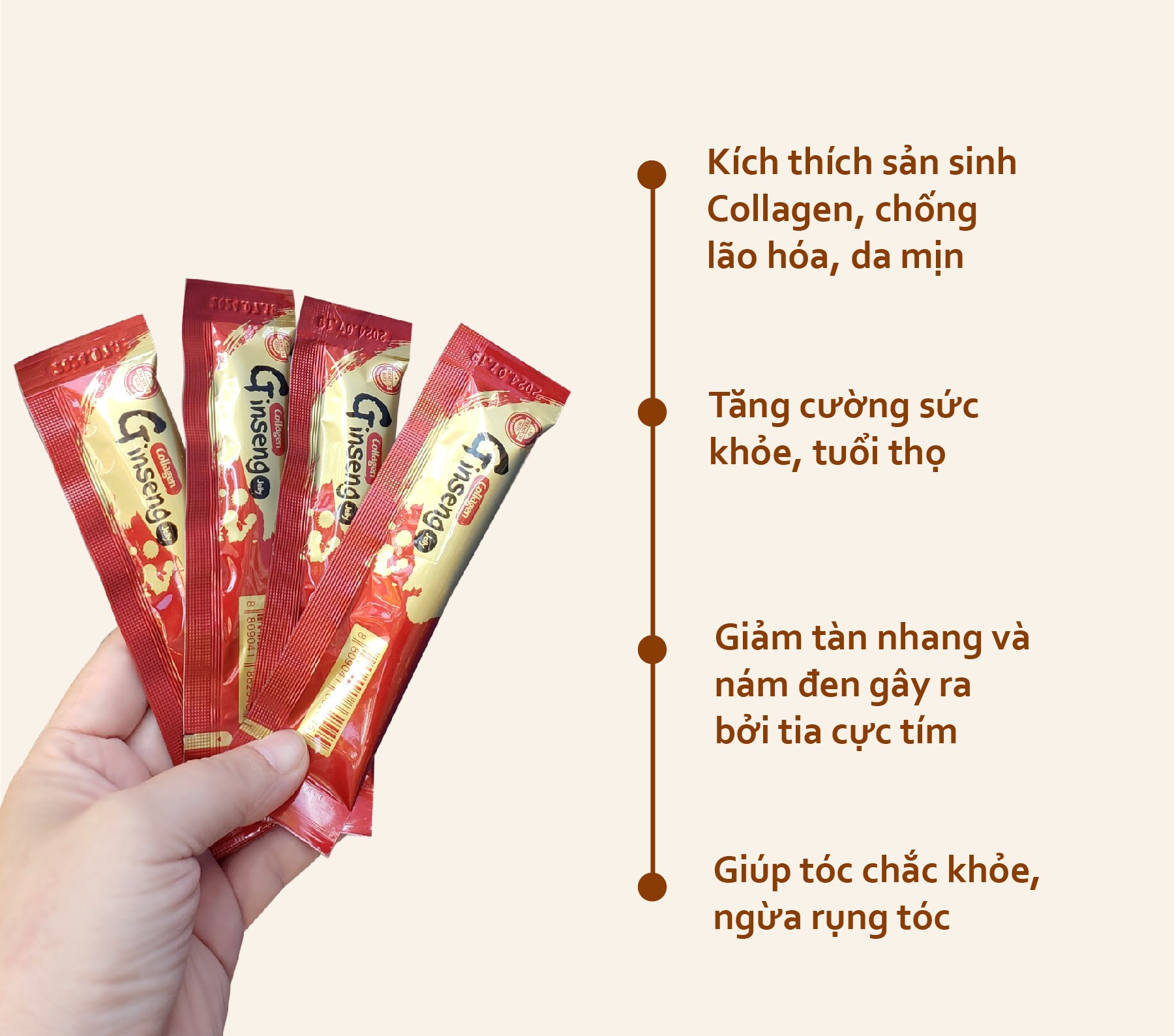 Thạch ăn New Collagen Jelly Cana Young Hàn Quốc hỗ trợ trẻ hóa da và tăng cường hệ miễn dịch (hộp 10 gói