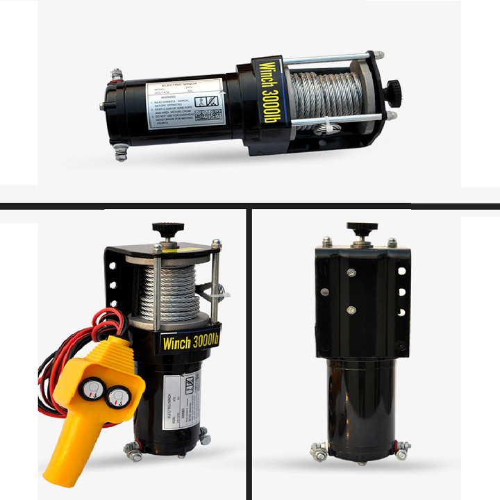Tời cứu hộ loại 3000LBS   loại dùng điện ắc quy 12v/24V