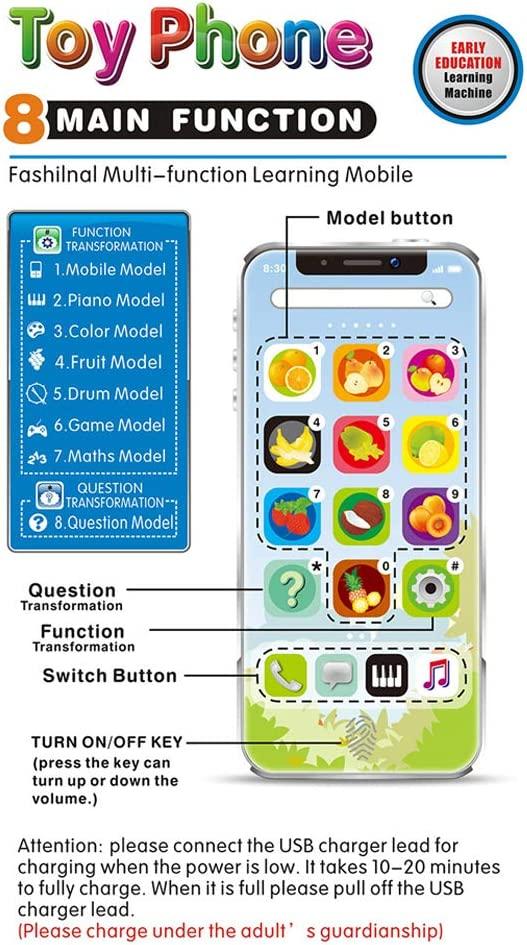 Baby Play Cell Phone Mô phỏng Điện thoại Đồ chơi Giáo dục Trẻ em
