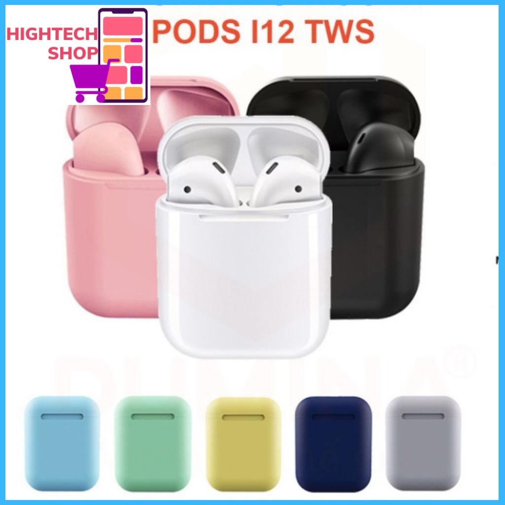 Tai nghe bluetooth inpods i12 tws v5.0 cảm ứng âm thanh HIFI micro đàm thoại , pin trâu