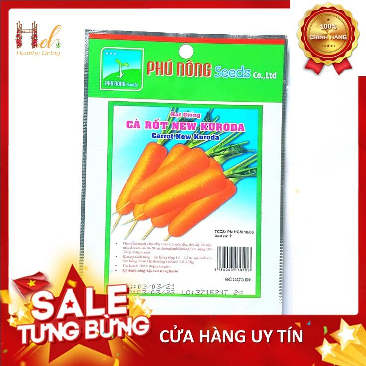 Hạt Giống Cà Rốt Cao Sản 2Gr New Kuroda - Phu Nong Seeds