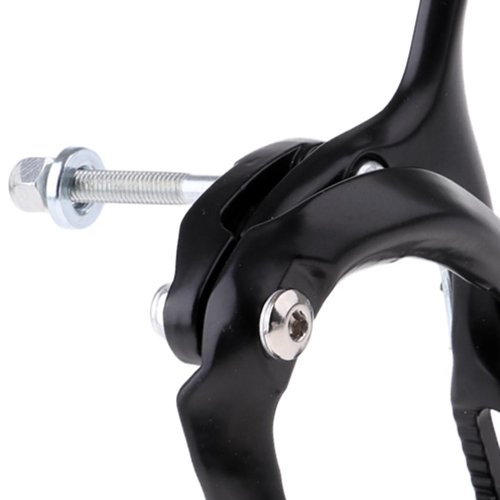 2x Racing Bike Front Rear Brake Caliper C Brake For BMX  Black +