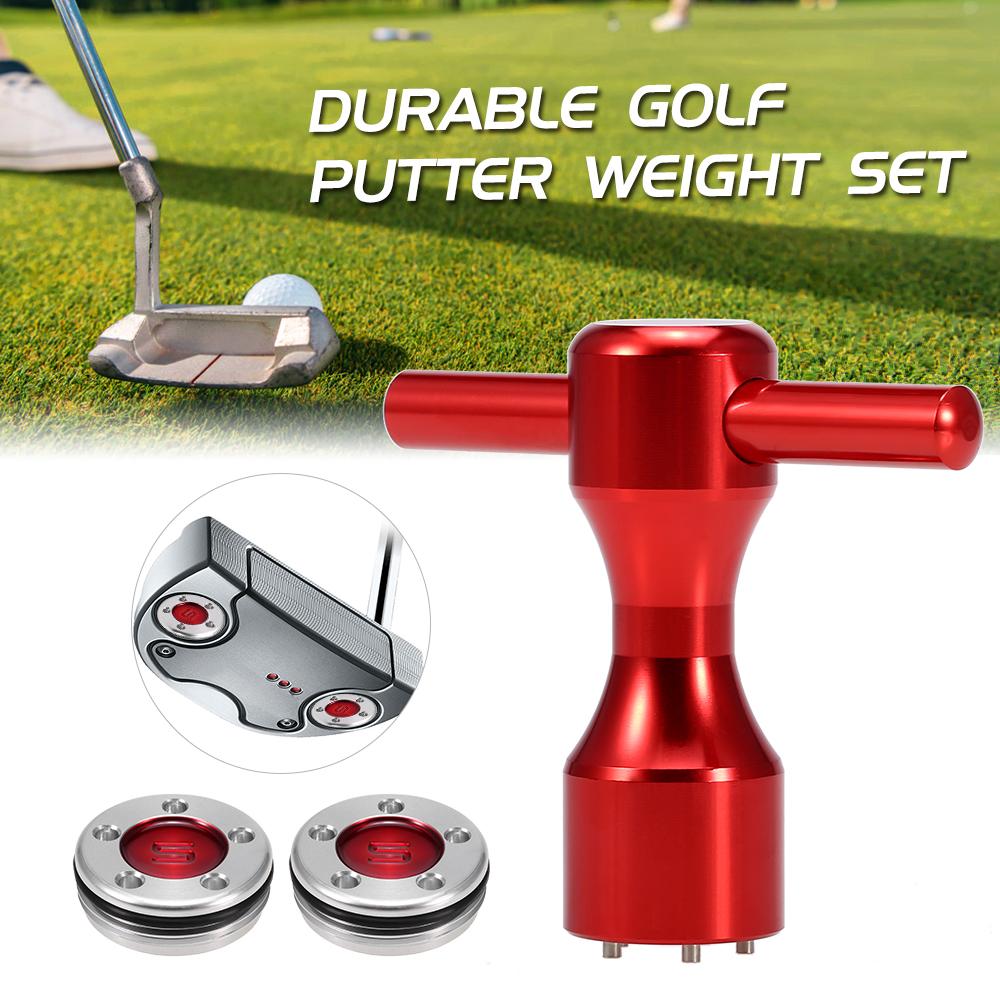 2 chiếc cân gậy đánh golf bằng Vật liệu thép không gỉ với cờ lê 5 chốt bằng Vật liệu hợp kim nhôm.Phụ kiện chơi gôn