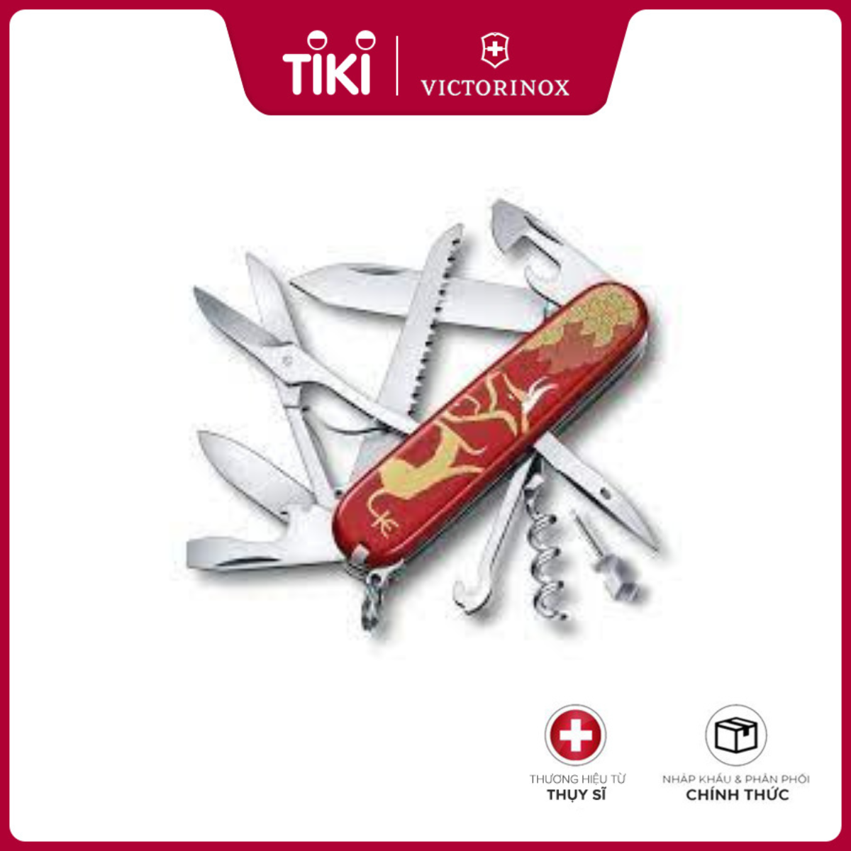 Dao đa năng VICTORINOX Huntsman (91 mm) - Hãng phân phối chính thức