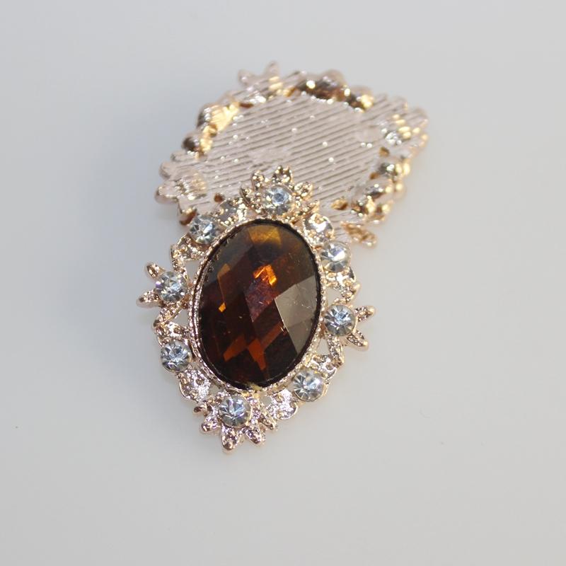 10 Chiếc Rhinestone Flat Back Hạt Nút Sổ Lưu Niệm Chỉnh Trang