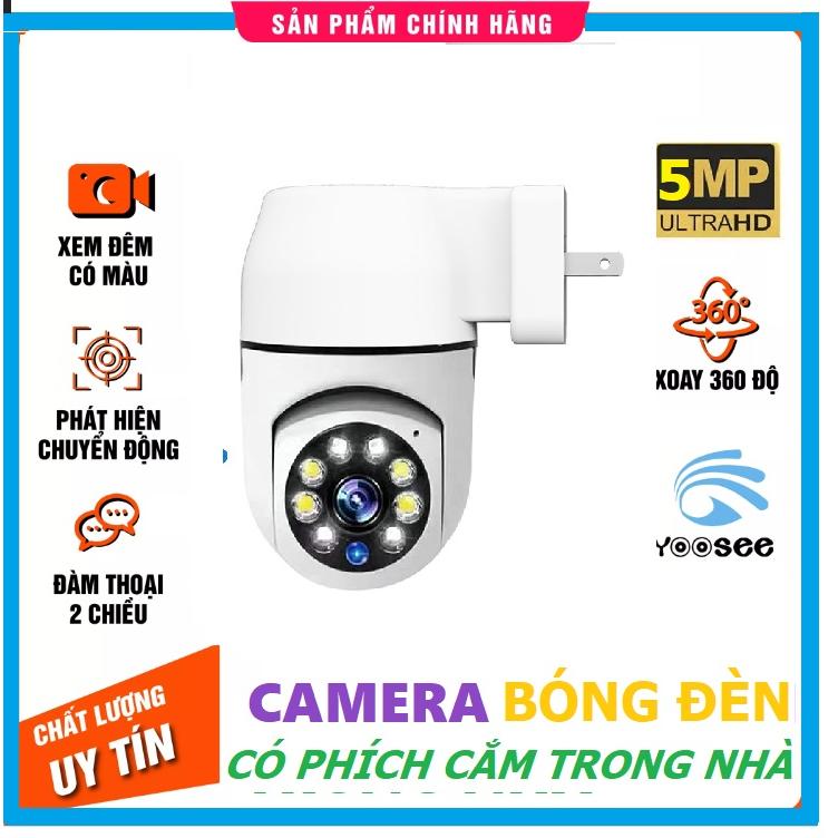 (Lỗi 1 đổi 1) Camera thiết kế độc đáo tích hợp chui điện,FHD1080p,quay đêm có màu, đàm thoại 2 chiều,quay đêm có màu - Hàng chính hãng