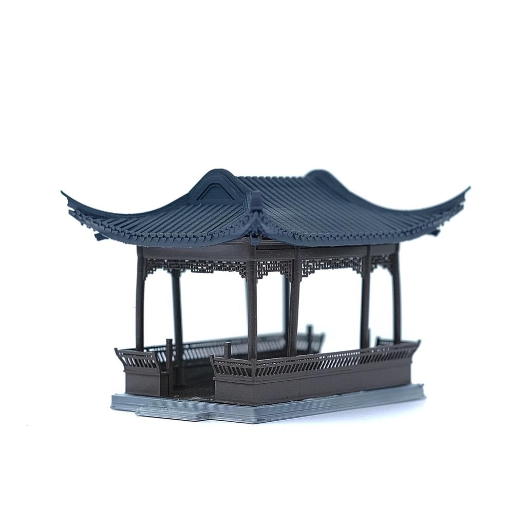 Mô hình kiến trúc Trung Hoa: Tiểu đình -VDS0158- Sưu tầm,trang trí tiểu cảnh,bán cạn,terrarium,non bộ,bonsai