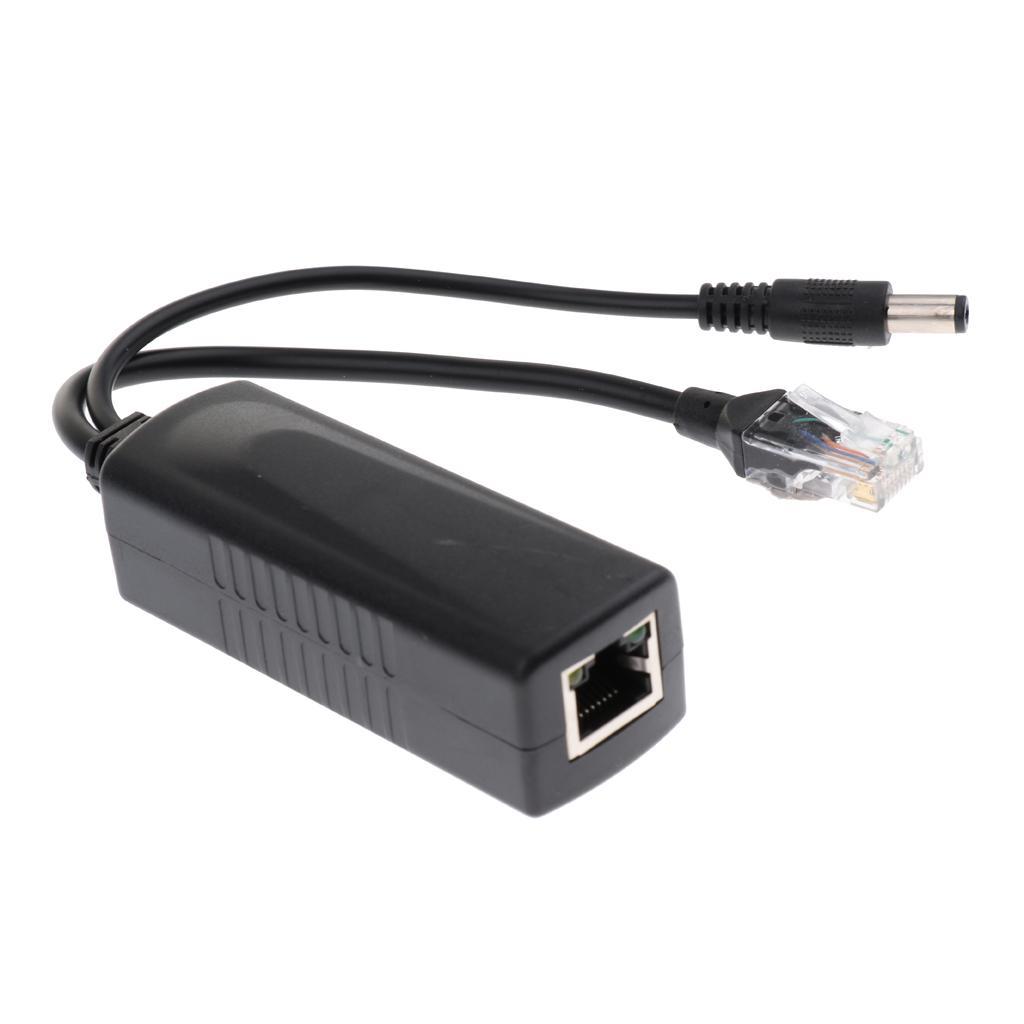 Compliant with  802.3af/at Active PoE Splitter Power Over Ethernet Adapter