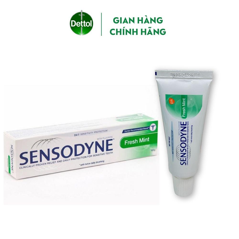 [Quà tặng không bán] Kem Đánh Răng Sensodyne Fresh Mint 18g/ tuýp