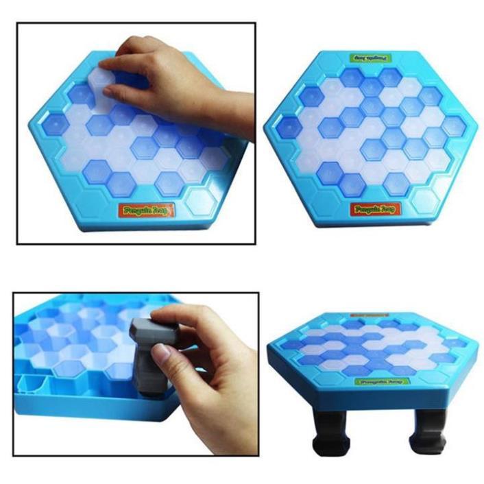Bộ Đồ Chơi Đâp Phá Ô Băng Cứu Bẫy Chim Cánh Cụt Vui Nhộn