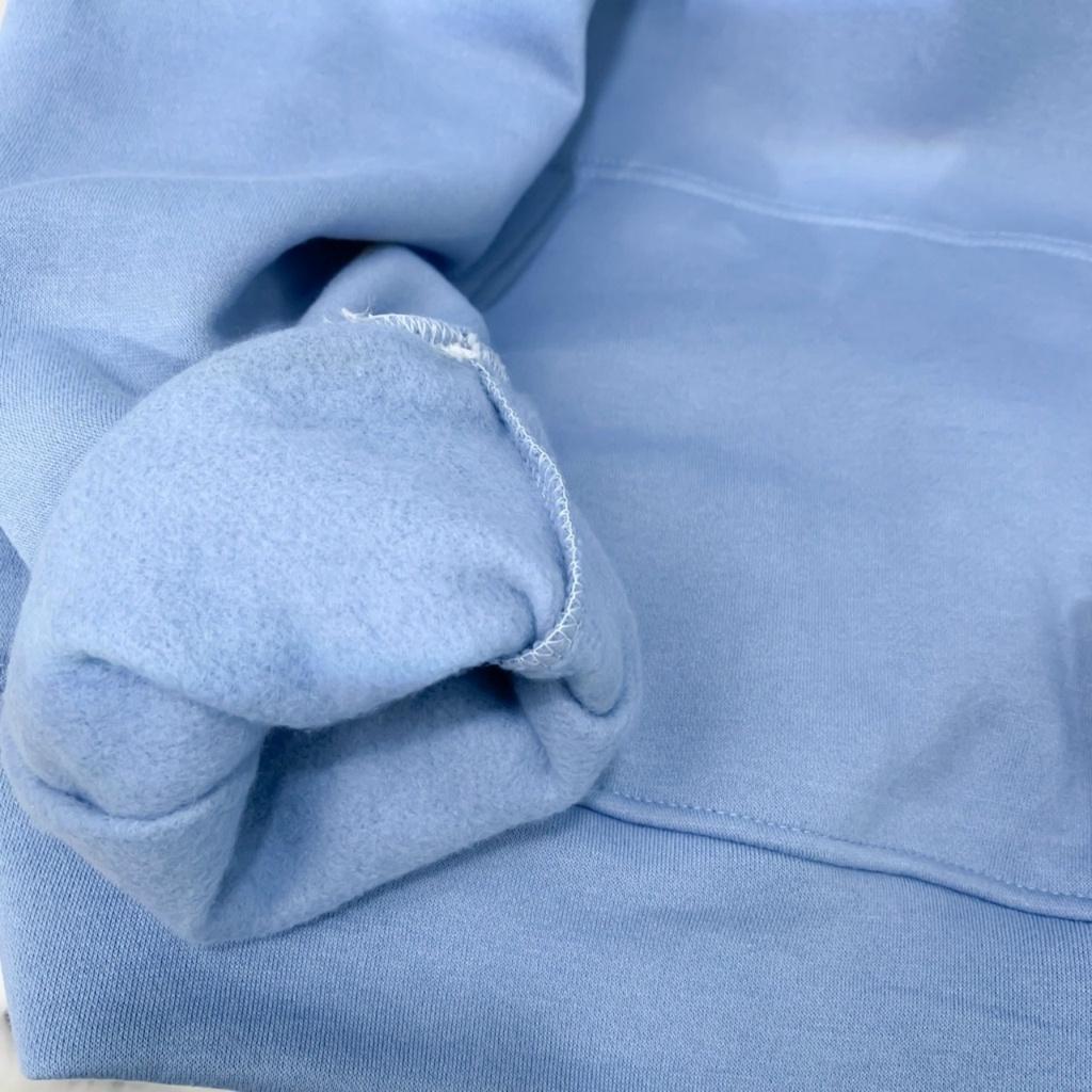 Áo Hoodie Basic Trơn SS2021 Form Rộng Vải Nỉ Cotton Lót Bông Ulzzang Unisex