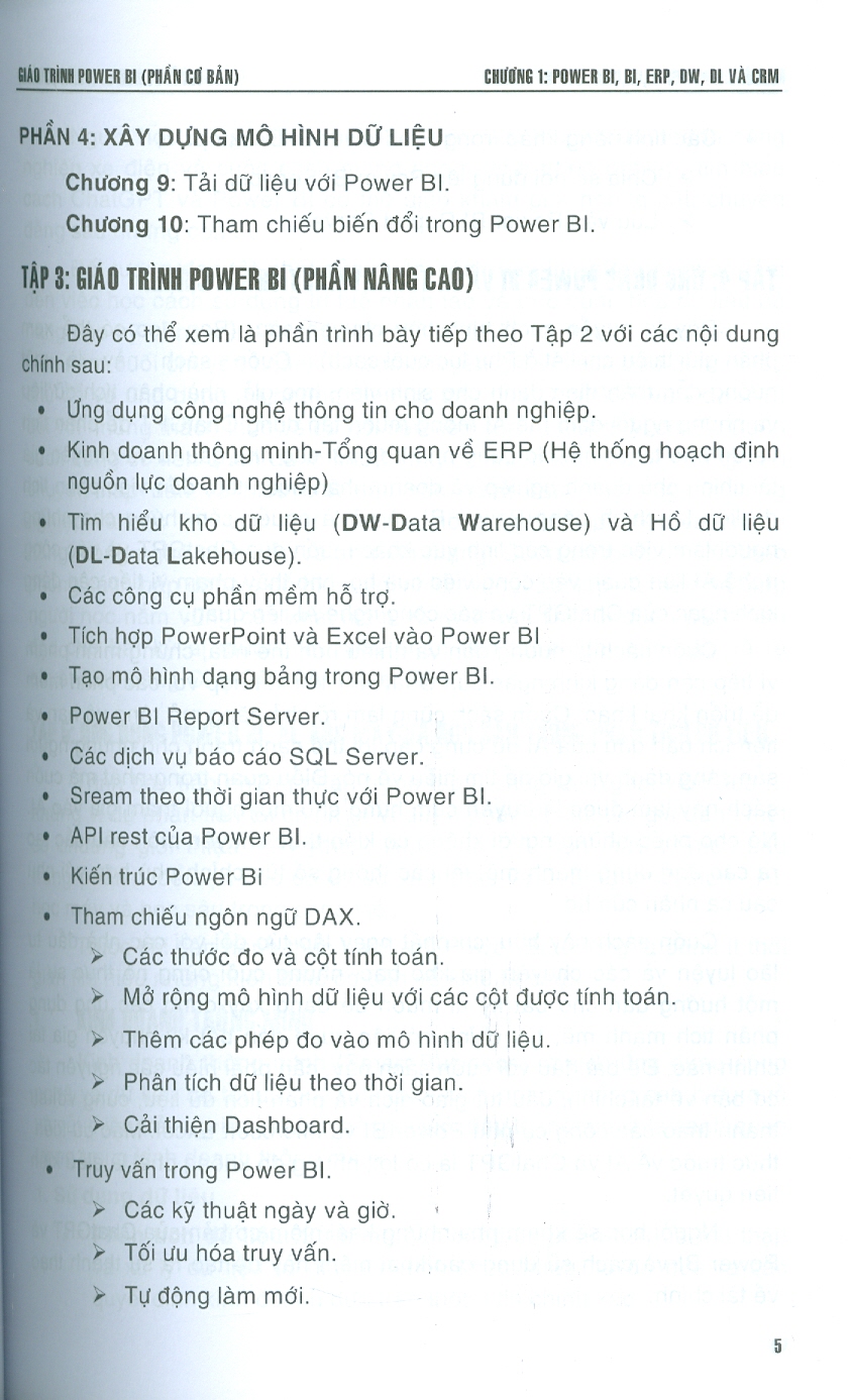 Giáo Trình Power Bi (Phần Cơ Bản) - Ứng Dụng Power Bi Trong Quản Trị Doanh Nghiệp (Sách Dành Cho Sinh Viên Ngành Kinh Tế, Tài Chính, Ngân Hàng Công Nghệ Thông Tin, Khoa Học Dữ Liệu Và Kinh Tế Số )