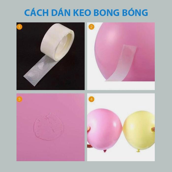 Set Bóng Trang Trí Sinh Nhật Bé Gái Tông Màu Hồng
