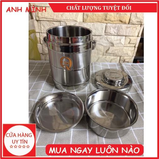 Cà mèn inox 3 tầng giữ nhiệt 24h cao cấp an toàn cho sức khỏe