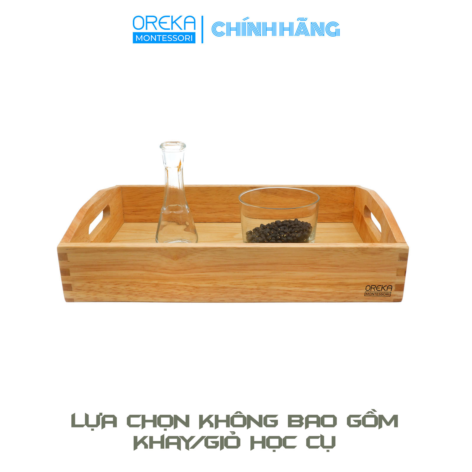 Bộ giáo cụ Oreka Montessori Thả hạt vào lọ