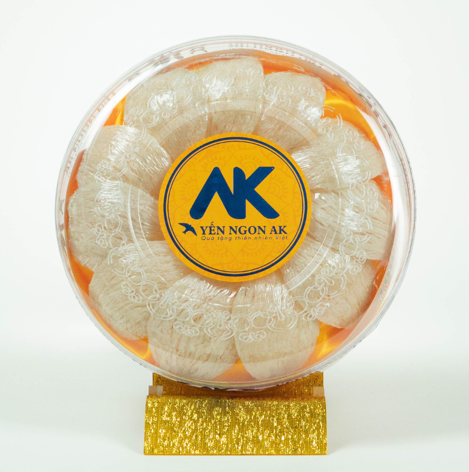 Yến rút lông khô định hình -Yến tinh chế sợi dài, tổ to, dày nguyên chất - Tặng đường phèn, táo đỏ - Yến Ngon AK