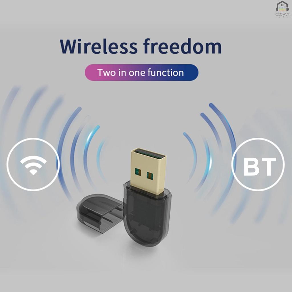 Thiết bị thu phát tín hiệu âm thanh WiFi BT 4.2 06G 150Mbps RTL8723 cho PC USB 2.0 WiFi Dongle 2.4Ghz USB/Laptop